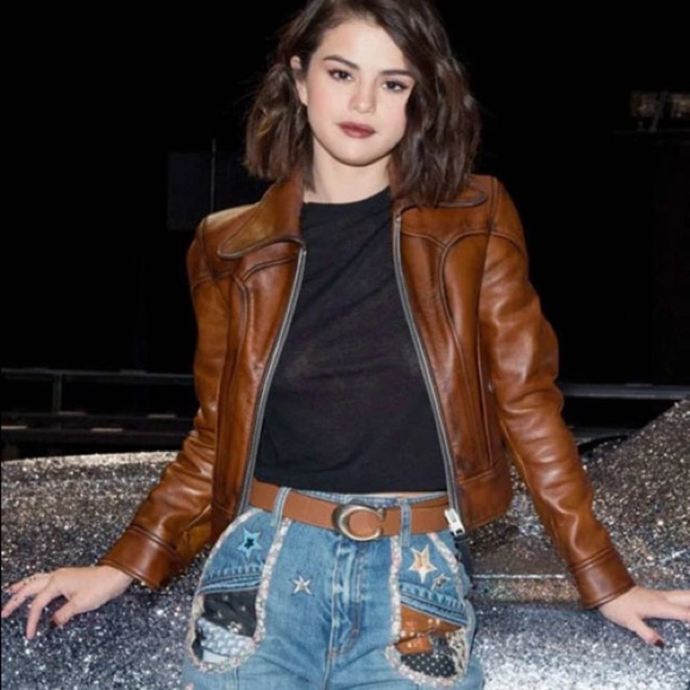 ISO: Coach Landscape leather Dark Teak jacket